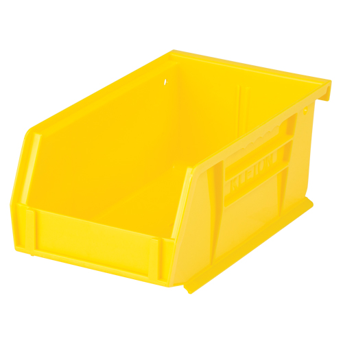 Stack & Hang Bin, 4-1/8" W x 3" H x 7-3/8" D, Yellow The Estey Group