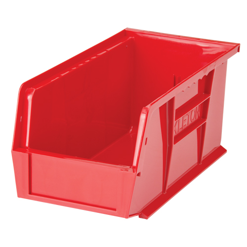 Bac empilable & &agrave; suspendre, 5-1/2" la, 5" h x 10-7/8" p, Rouge The Estey Group