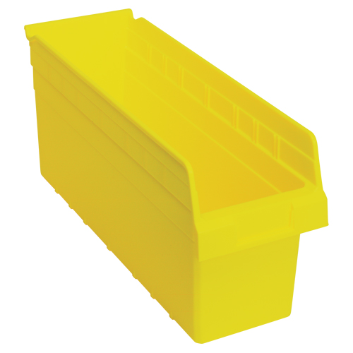 Bacs pour &eacute;tag&egrave;re Store-Max, 6-5/8" la x 8" H x 17-7/8" p, Jaune, Capacit&eacute; 56 lb The Estey Group