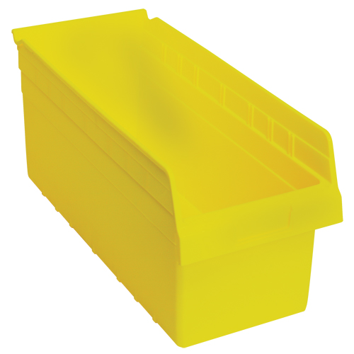 Bacs pour &eacute;tag&egrave;re Store-Max, 8-3/8" la x 8" H x 17-7/8" p, Jaune, Capacit&eacute; 56 lb The Estey Group
