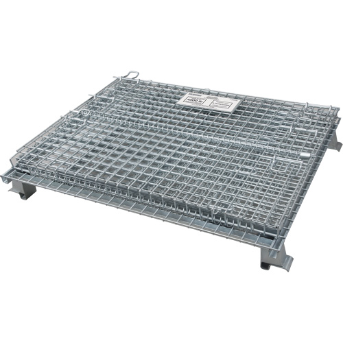 Collapsible Wire Container, 40" W x 32" D x 34" H, 4000 lbs. Capacity The Estey Group