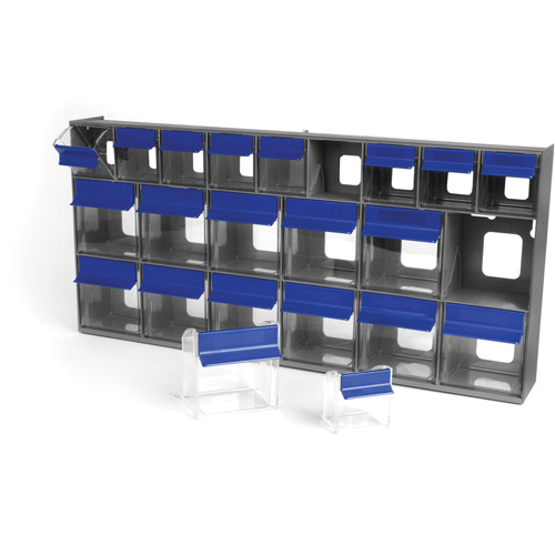 Compartiments pour bacs inclinables, 23-5/8" la x 3-5/8" p x 11-1/6" h, 21 tiroirs The Estey Group