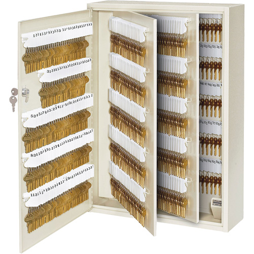 Heavy-Duty Key Cabinet, 730 Keys, Beige The Estey Group