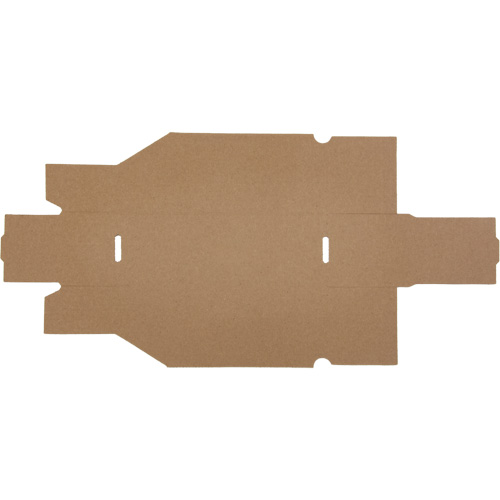 Boîtes profondes en carton ondul&eacute;, 3-3/4" la x 11-1/4" p x 4-1/2" h, Beige The Estey Group