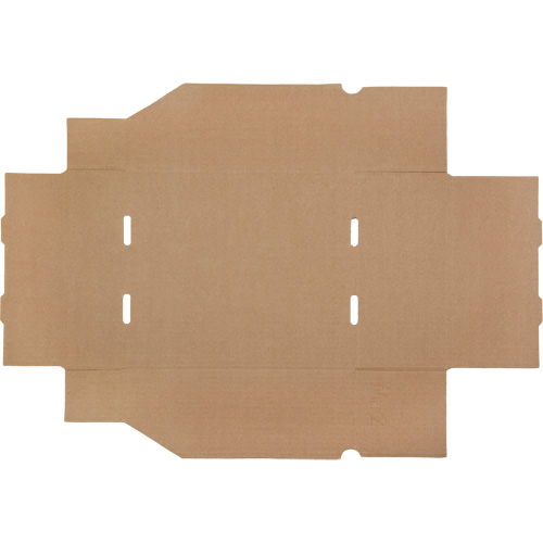 Boîtes profondes en carton ondul&eacute;, 11-3/4" la x 11-1/4" p x 4-1/2" h, Beige The Estey Group