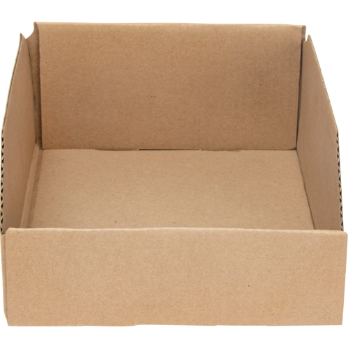Deep Corrugated Parts Bins, 8-3/4" W x 11-1/4" D x 4-1/2" H, Beige The Estey Group