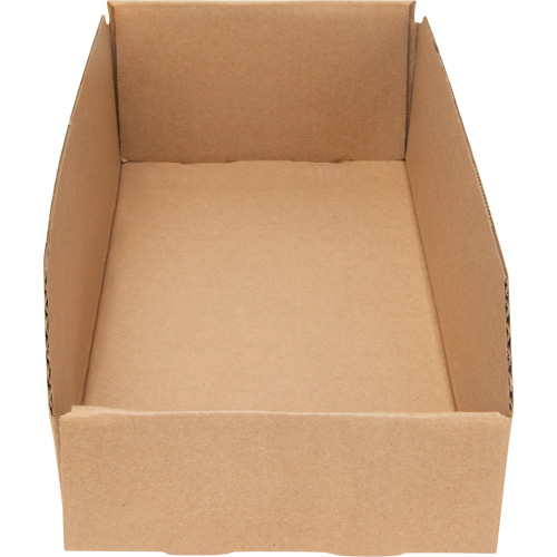 Boîtes profondes en carton ondul&eacute;, 7-3/4" la x 17-1/4" p x 4-1/2" h, Beige The Estey Group