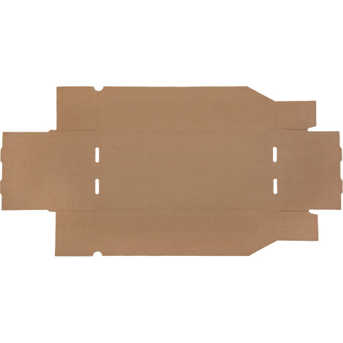 Boîtes profondes en carton ondul&eacute;, 7-3/4" la x 17-1/4" p x 4-1/2" h, Beige The Estey Group