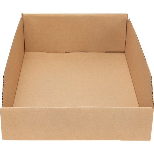 Deep Corrugated Parts Bins, 11-3/4" W x 17-1/4" D x 4-1/2" H, Beige The Estey Group