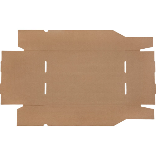 Deep Corrugated Parts Bins, 11-3/4" W x 17-1/4" D x 4-1/2" H, Beige The Estey Group