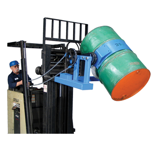 Fork Mounted Drum Lifters, 55 US gal. (45 Imperial Gal.) Drum Size, 800 lbs./363 kg. Cap. The Estey Group