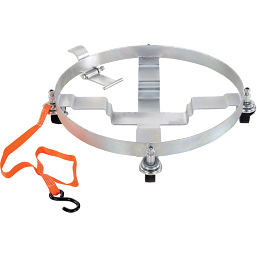 Tilting Drum Dollies, Steel, 1200 lbs. Capacity, 23-1/2" Diameter, Cast Iron Casters The Estey Group