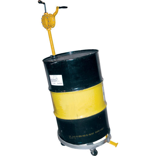 Tilting Drum Dollies, Steel, 1200 lbs. Capacity, 23-1/2" Diameter, Cast Iron Casters The Estey Group