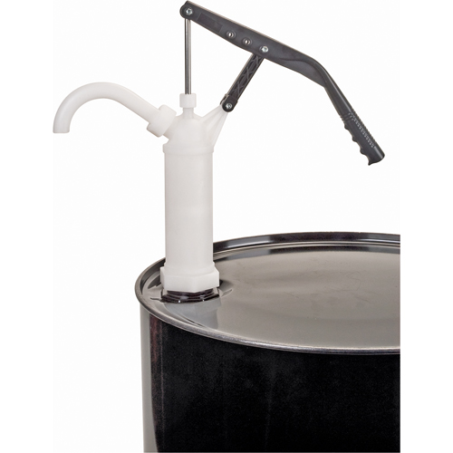 Lever-Type Drum Pump, PTFE, 14 oz./Stroke, Fits 5-55 Gal. The Estey Group