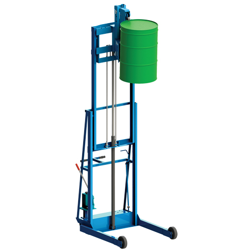 Vertical-Lift MORSPEED Drum Stacker, For 30 - 85 US Gal. (25 - 70 Imperial Gal.) The Estey Group