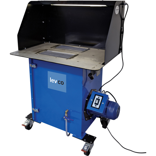 Sledgehammer*Series Downdraft Tables, 120 V, 1200 CFM, 35" W x 24" L The Estey Group