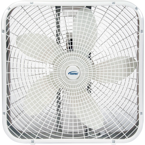 Box Fan, Commercial, 3 Speed, 20" Diameter The Estey Group