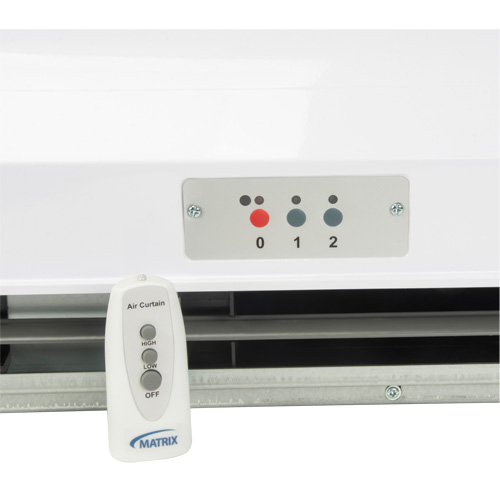 Rideau d'air avec t&eacute;l&eacute;commande, 2 vitesses The Estey Group