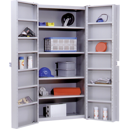 Deep Door Storage Cabinet, 38" W x 24" D x 72" H, 4 Shelves The Estey Group