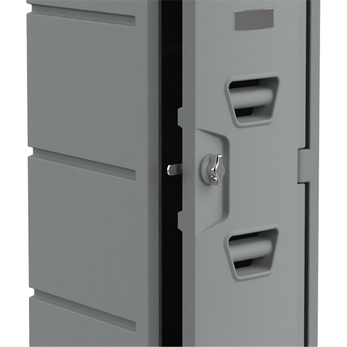 Locker, 12" x 15" x 36", Grey, Assembled The Estey Group