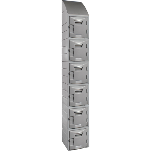 Casier, 12" x 15" x 12", Gris, Assembl&eacute; The Estey Group