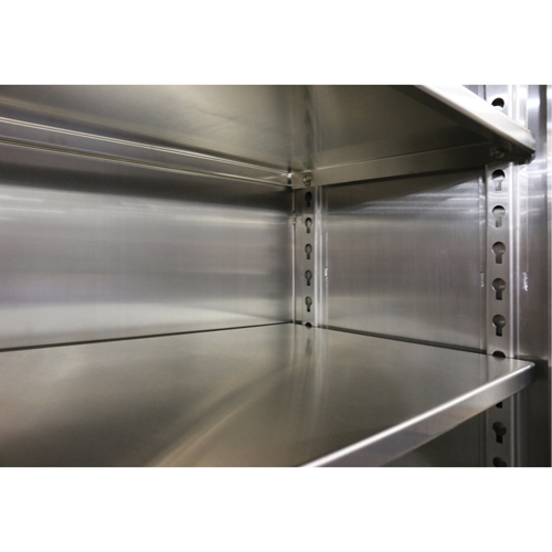 Tablette suppl&eacute;mentaire pour armoires tr&egrave;s robustes, 36" x 24", Capacit&eacute; de 1900 lb, Acier inoxydable, Gris The Estey Group