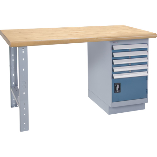 &eacute;tabli robuste, Porte a/combinaison de tiroirs, Cap 1500 lb, 60" la x 36" p, 34" h The Estey Group