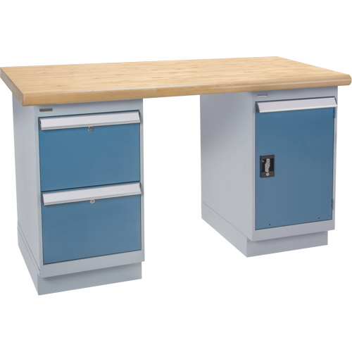 &eacute;tabli robuste, Porte & tiroirs, Cap 1500 lb, 72" la x 36" p, 34" h The Estey Group