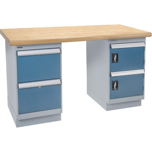 &eacute;tabli, Porte & tiroirs, Cap 2500 lb, 60" la x 36" p, 34" h The Estey Group