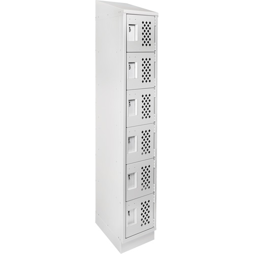 Petit casier perfor&eacute; Clean-Line, 6 niveaux, 12" x 72" x 12", Acier The Estey Group