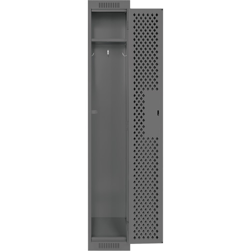 Casiers Clean Line, 12" x 15" x 72", Acier, Charbon, Rivet (assembl&eacute;), Perfor&eacute; The Estey Group