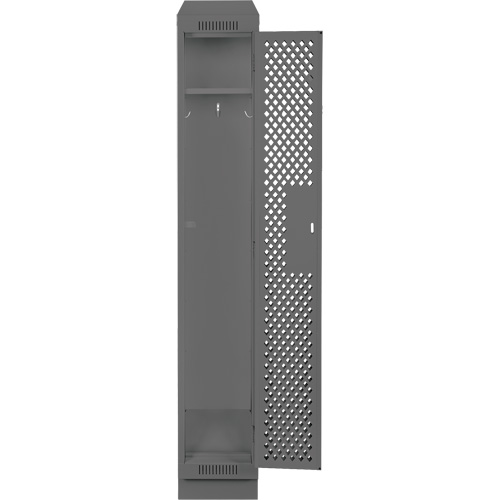 Casiers Clean Line, 12" x 15" x 82", Acier, Charbon, Rivet (assembl&eacute;), Perfor&eacute; The Estey Group