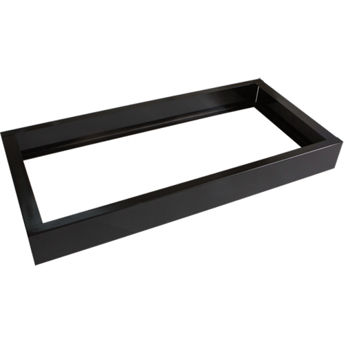 Base encastr&eacute;e pour casiers robustes enti&egrave;rement soud&eacute;e Concorde, 3 Blocs, 4" lo x 36" la x 17" p, Noir, Acier The Estey Group