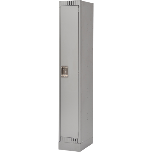 Lockers, 12" x 18" x 76", Steel, Grey, Knocked Down The Estey Group