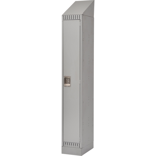 Casiers assembl&eacute;s, 12" x 18" x 72", Acier, Gris, Rivet (assembl&eacute;) The Estey Group