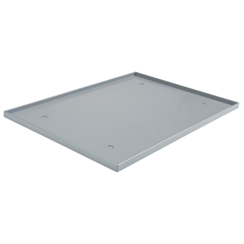 Fond de casier, Convient aux casiers 12" x 18", Gris fonc&eacute;, Plastique The Estey Group