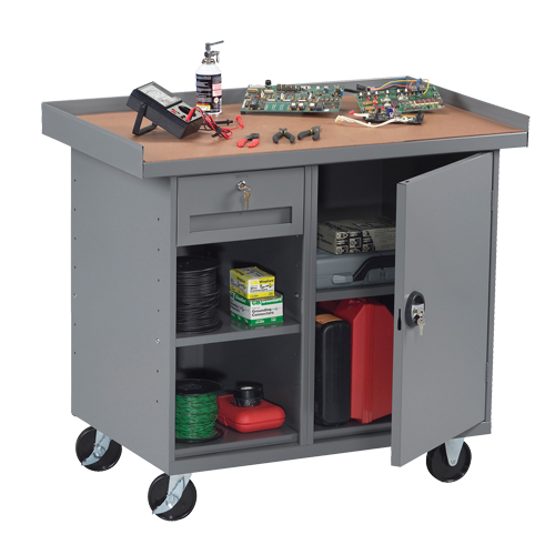 Armoire pour &eacute;tabli mobile, Stratifi&eacute; Surface The Estey Group