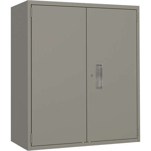Lo-Boy Storage Cabinet, Steel, 2 Shelves, 40" H x 36" W x 18" D, Grey The Estey Group
