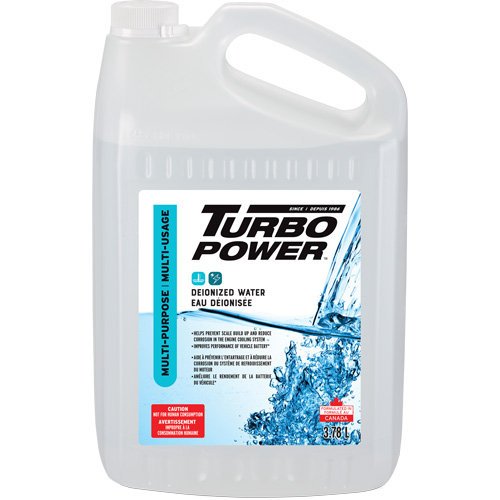 Turbo Power Multi-Purpose Deionized Water, Jug The Estey Group