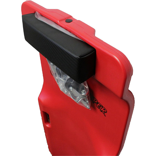 Sommier rouge &agrave; profil bas, en plastique robuste The Estey Group