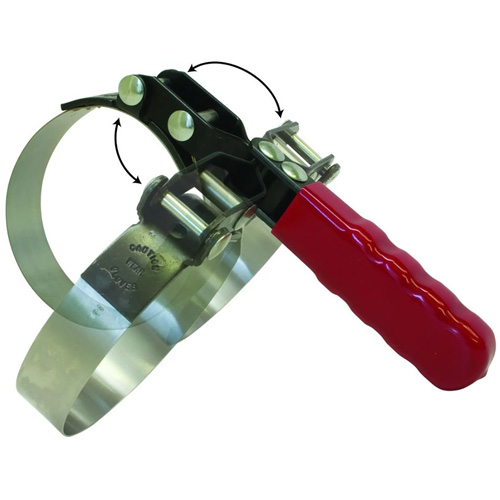Standard Swivel Grip Oil Filter Wrench, 3-1/2" - 3-7/8" Filter Capacity The Estey Group