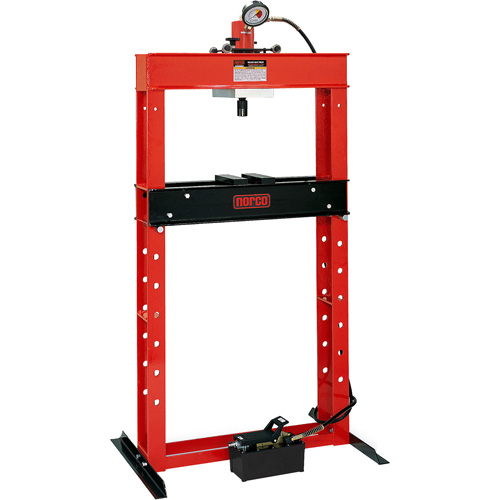 Air Hydraulic Pump Operated Shop Press, 25 tons Capacity The Estey Group