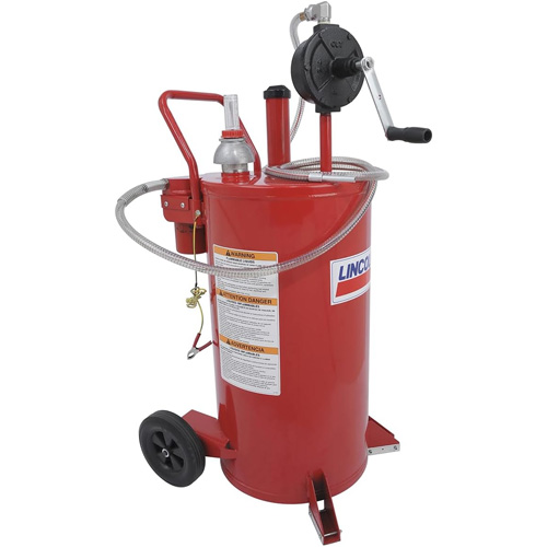 25-Gallon Steel Fuel Caddy with 2-Way Rotary Pump & Filter The Estey Group