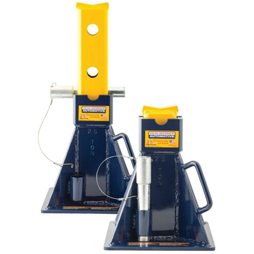 Chandelles de support pour v&eacute;hicule, Tige verrouillable, Capacit&eacute; de 25 tonnes The Estey Group