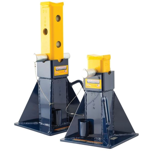 Chandelles de support pour v&eacute;hicule, Tige verrouillable, Capacit&eacute; de 25 tonnes The Estey Group