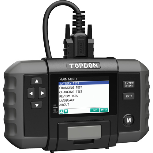 BT600 12V Battery & 12V/24V System Tester with Built-in Printer The Estey Group