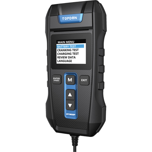 Testeur de batterie, de charge et de d&eacute;marrage BT300P avec imprimante The Estey Group