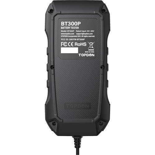 Testeur de batterie, de charge et de d&eacute;marrage BT300P avec imprimante The Estey Group