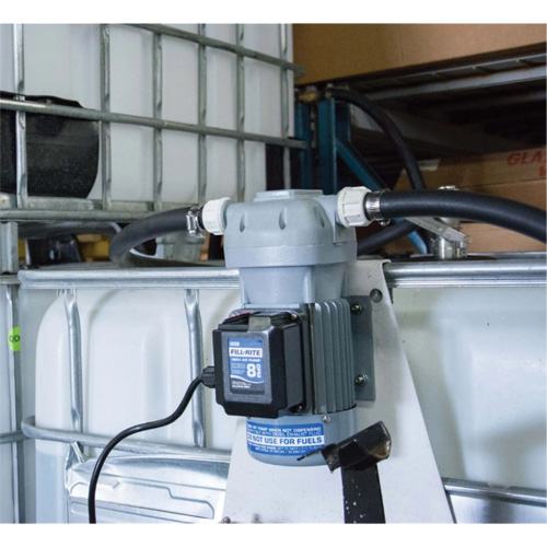 115V AC DEF Transfer Pump & IBC Tote Bracket with Nozzle The Estey Group