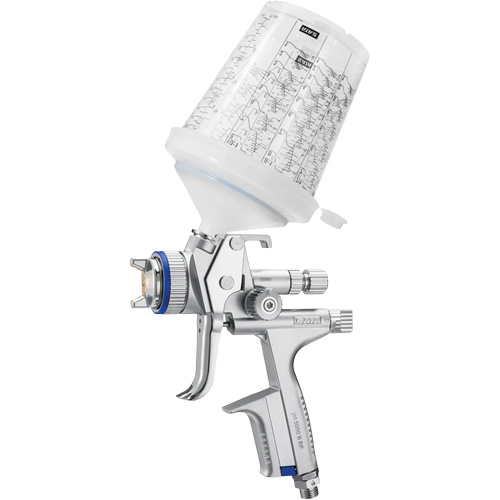Pistolet de peinture 5000 B RP avec buse 1,4 et trois godets polyvalents RPS 0,3 l/0,6 l/0,9 L, Entr&eacute;e d'air 1/4" NPT, 10,24 pi³/min, Capacit&eacute; 0,3 L/0,6 L/0,9 L, 0,17 psi The Estey Group